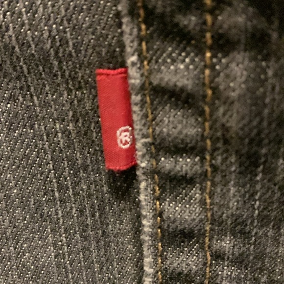 Levis 514 Slim Straight Faded Black Denim - Picture 5 of 7